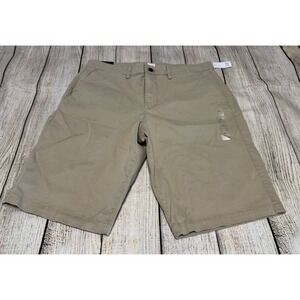 NWT Mens GAP Flex Beige 12" Below the Knee Shorts Sz 34 New with Tags GTub13